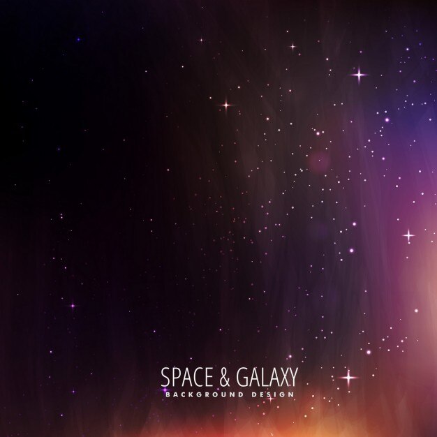 Fondo de espacio con estrellas