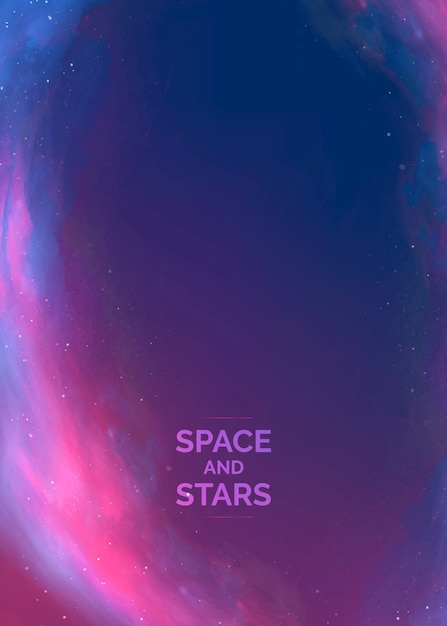 Vector gratuito fondo del espacio exterior