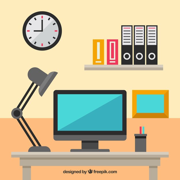 Fondo de espacio de trabajo clásico