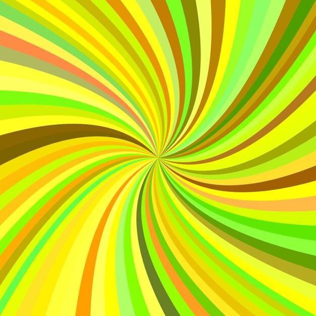 Fondo con espiral amarilla y verde
