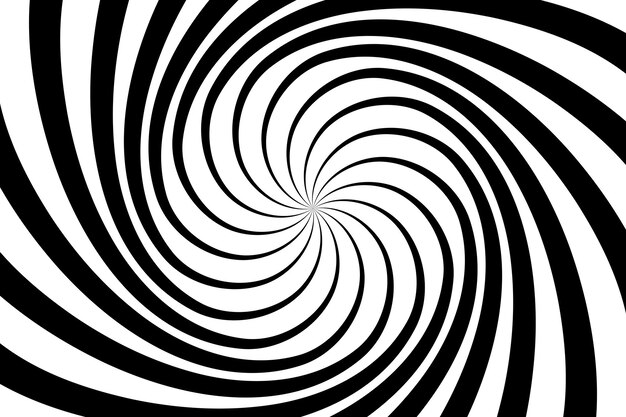 Fondo espiral blanco y negro