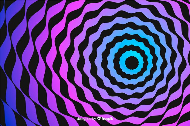 Fondo de espiral de efecto de ilusión