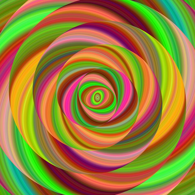 Fondo con espiral multicolor