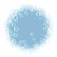 Vector gratuito fondo de espuma de burbujas de agua o jabón