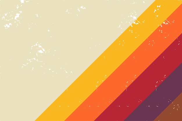 Fondo de esquina de líneas retro vintage