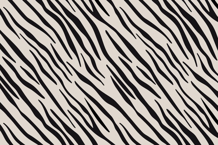 Vector gratuito fondo estampado de cebra dibujado a mano
