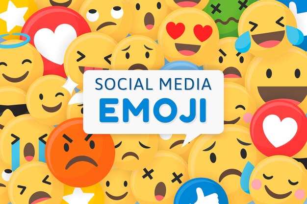 Fondo estampado emoji