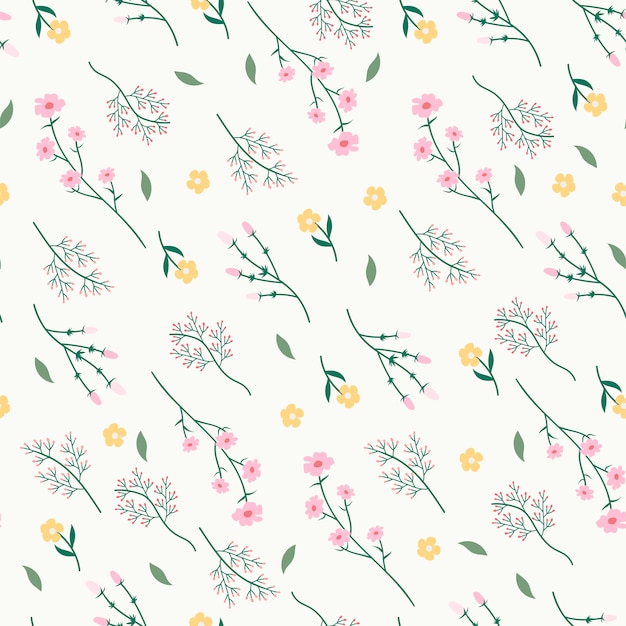 Fondo estampado floral