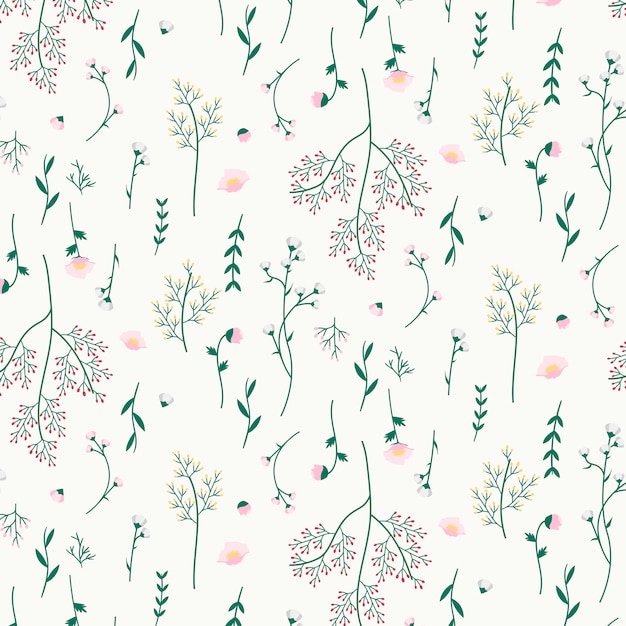 Fondo estampado floral