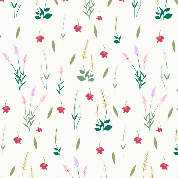 Fondo estampado floral