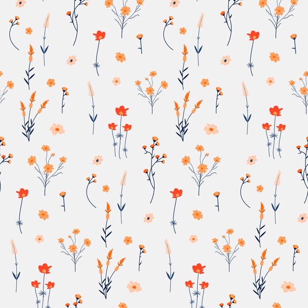 Fondo estampado floral