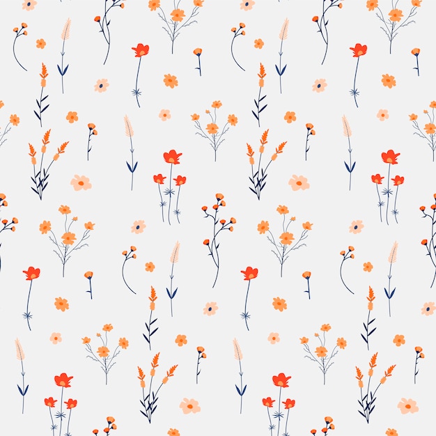 Fondo estampado floral