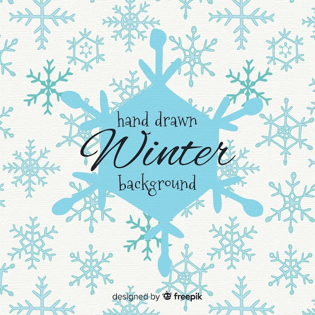 Fondo de estampado de invierno