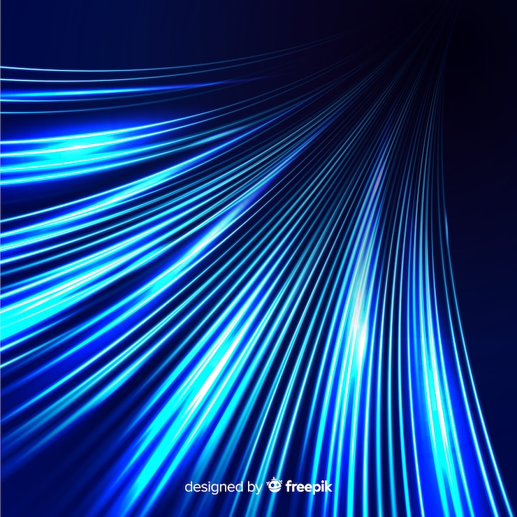 Vector gratuito fondo de estela de luz a gran velocidad