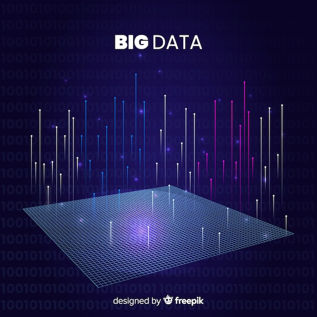 Fondo de estilo abstracto de macrodatos