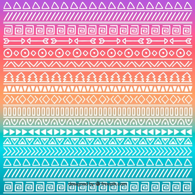 Vector gratuito fondo de estilo boho dibujado a mano