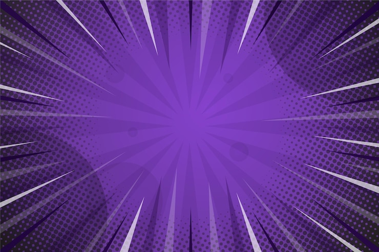 Vector gratuito fondo de estilo cómico de color violeta oscuro