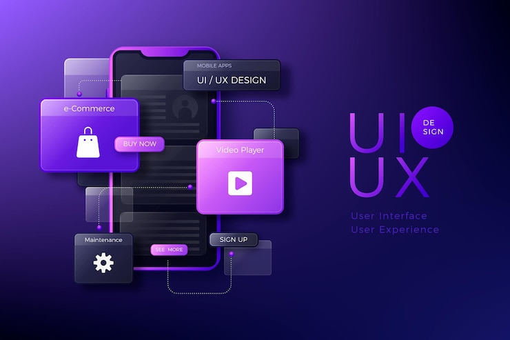 Vector gratuito fondo de estilo degradado ui / ux