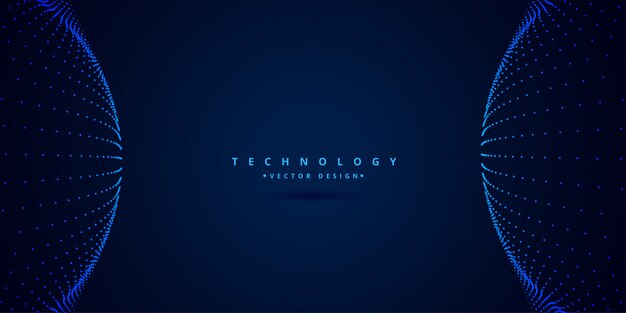 Fondo de estilo digital de ciencia y tecnología