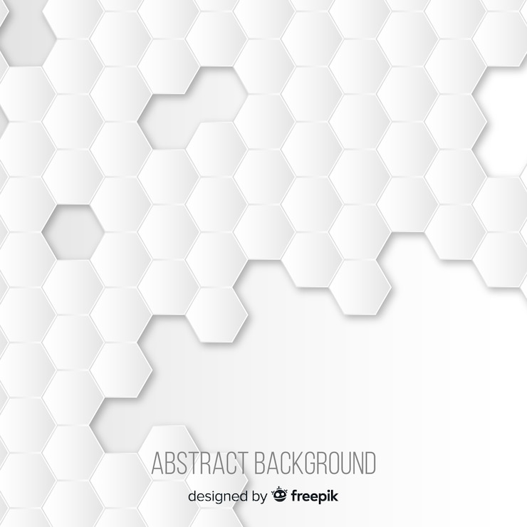 Vector gratuito fondo de estilo de papel 3d blanco