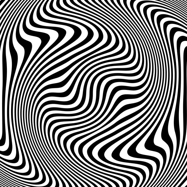 Fondo de estilo retro a rayas abstracto