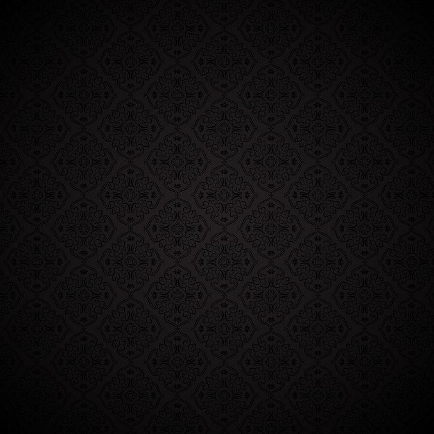 Vector gratuito fondo estiloso con patrón de damasco