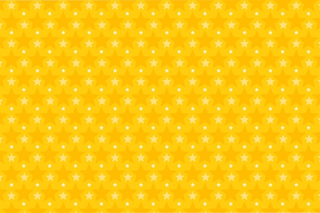 Vector gratuito fondo de estrella amarillo de diseño plano