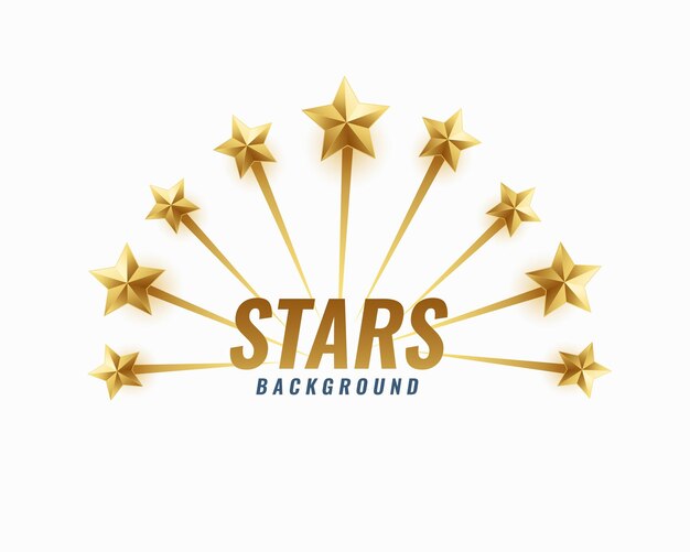 fondo de estrella de estallido dorado para la calificación de servicio de excelencia