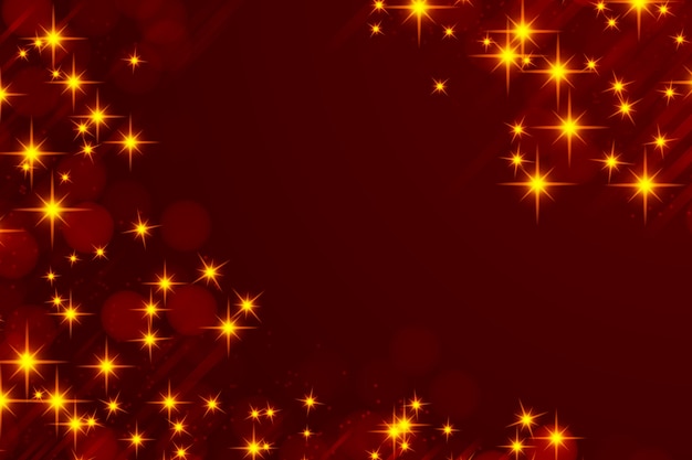 Fondo de estrellas amarillo en gradiente