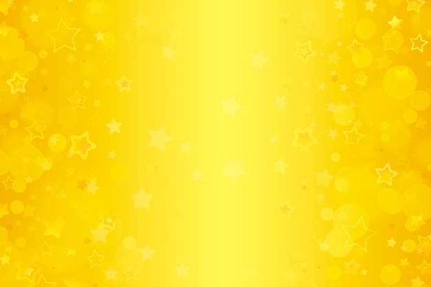 Fondo de estrellas amarillo en gradiente