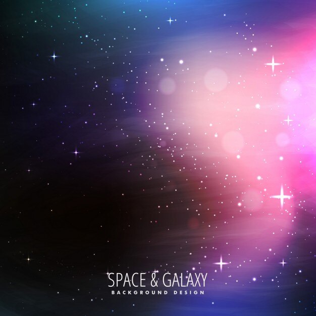 Fondo de las estrellas del universo 
