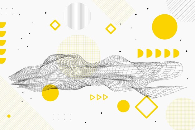 Fondo de estructura metálica abstracta de diseño plano