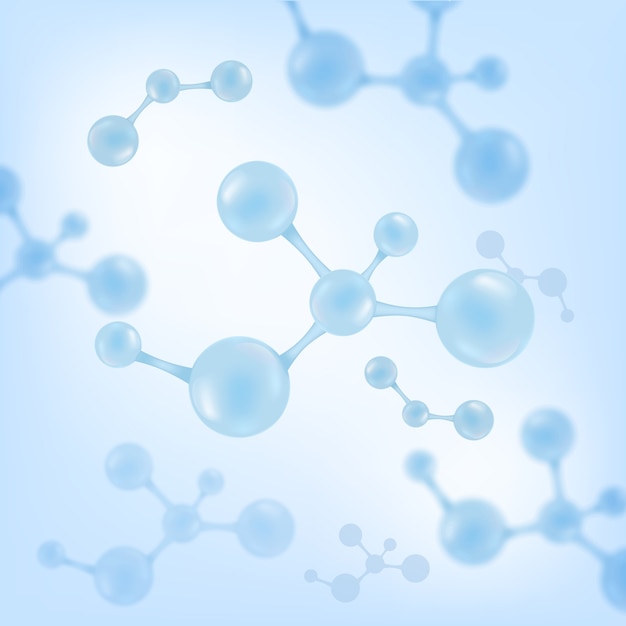 Fondo de estructura molecular