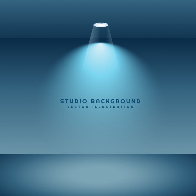 Fondo de estudio con luz