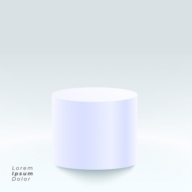 Fondo de estudio con soporte de plataforma de visualización de producto