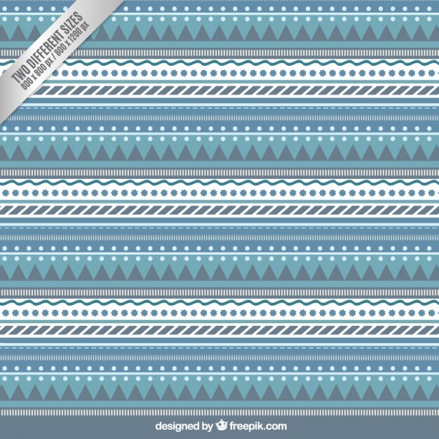 Fondo étnico azul