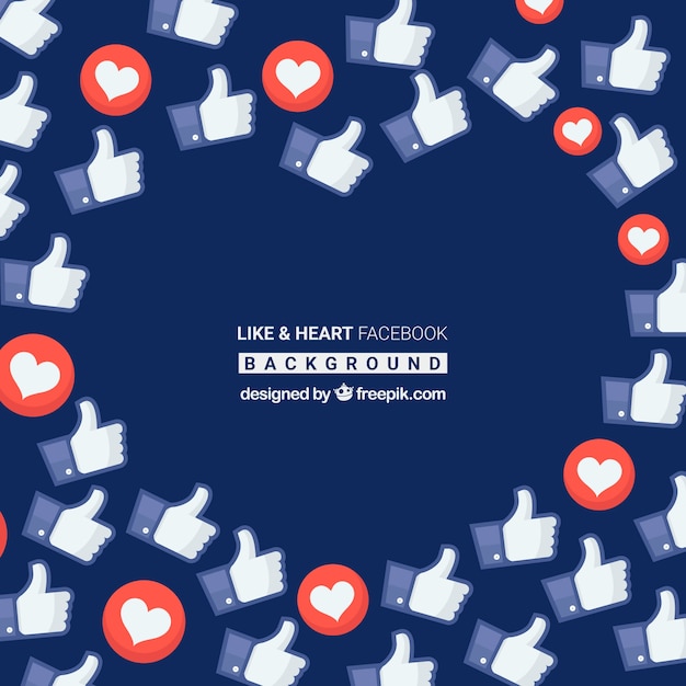 Fondo de facebook con iconos