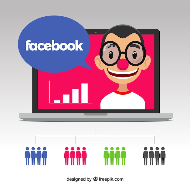 Fondo de facebook influencer