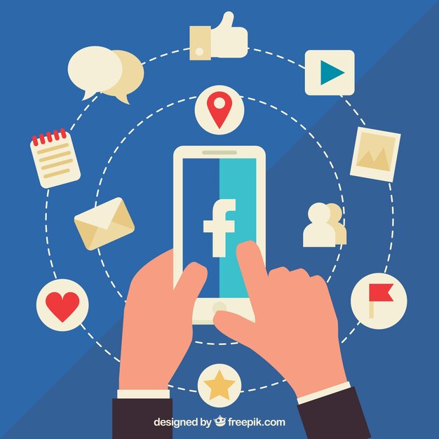 Fondo de facebook influencer