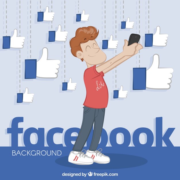 Fondo de facebook con likes