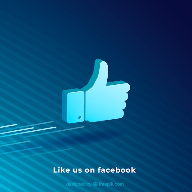 Vector gratuito fondo de facebook con likes