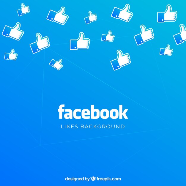 Fondo de facebook con likes
