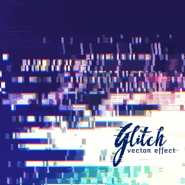 Fondo de fallo vectoral