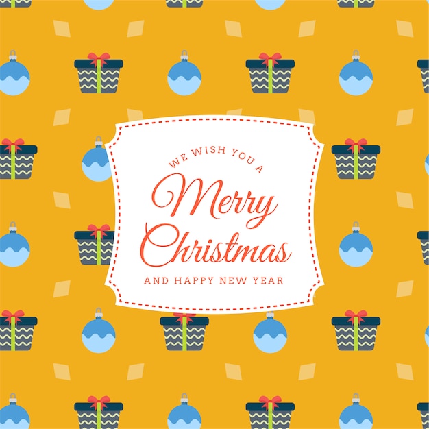 Fondo de felicitación de Navidad
