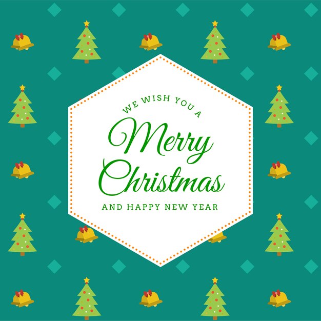 Fondo de felicitación de Navidad