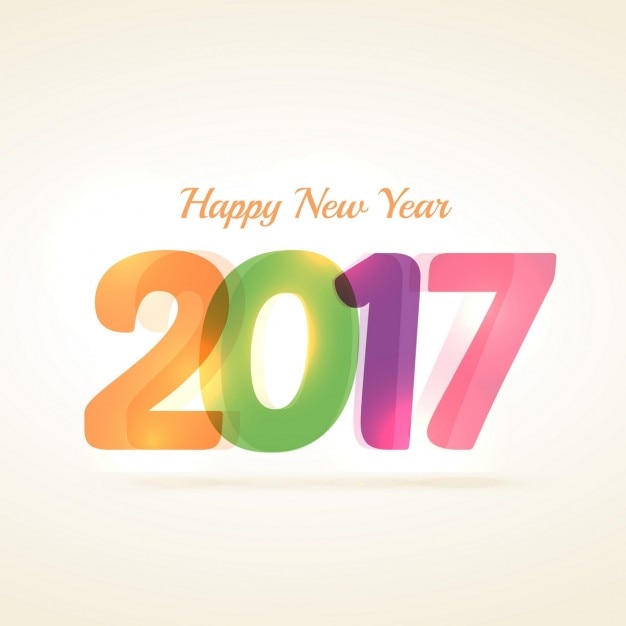 Fondo de feliz año nuevo 2017