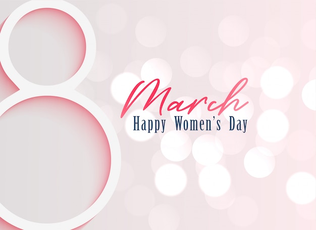 Fondo feliz celebración del día de la mujer.