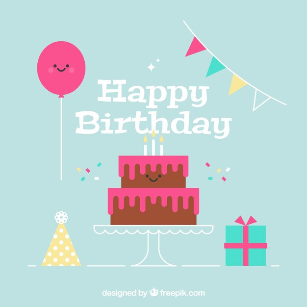 Fondo de feliz cumpleaños
