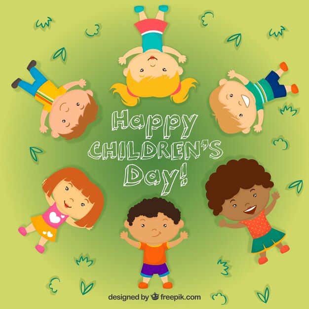 Fondo de feliz día de los niños