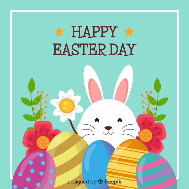 Fondo feliz día de pascua